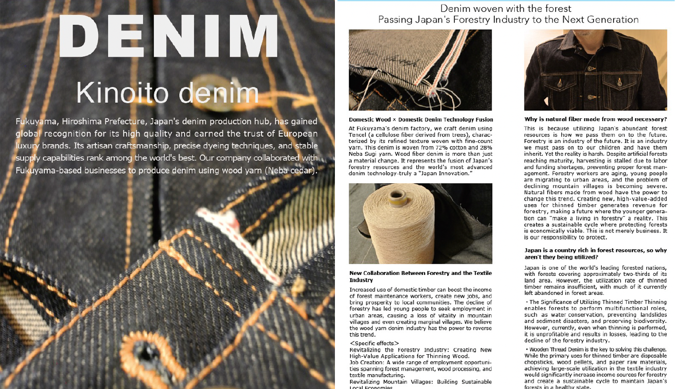 木の糸デニム