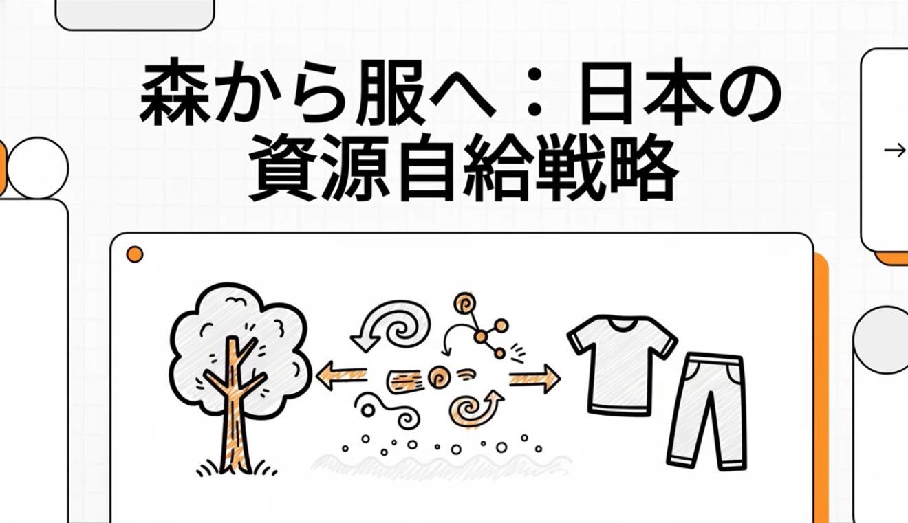 森から服へ：日本の資源自給戦略