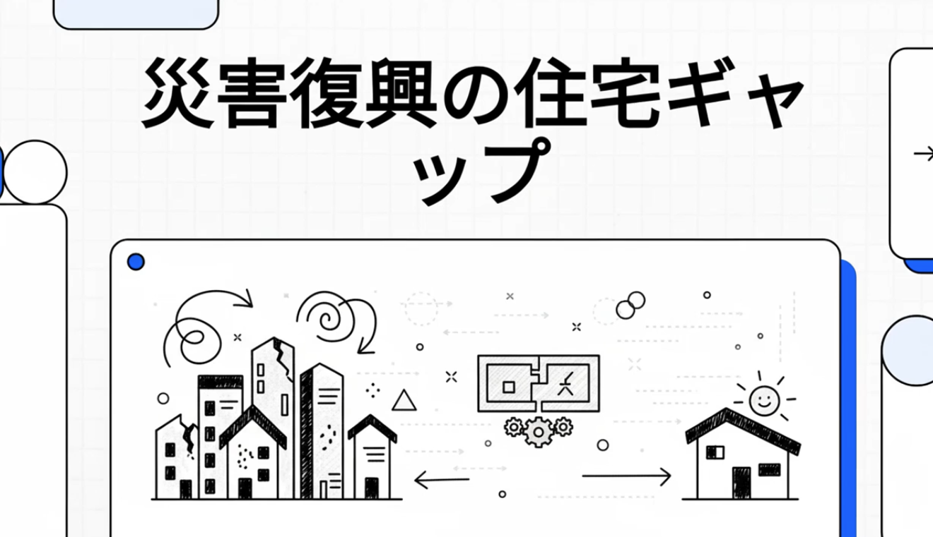 災害時の生活空間の構造問題から